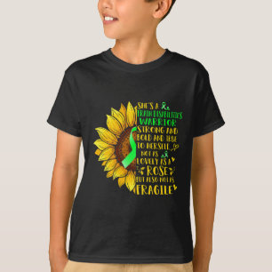 T-shirt Handicap cérébral Handicap guerrier Tournesol