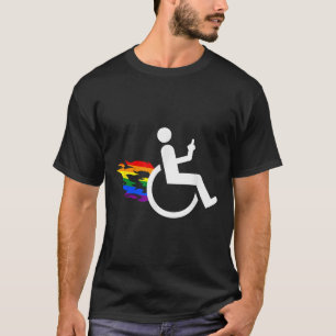 T-shirt Handicap drôle Lesbienne amputée handicapée Lgbt G