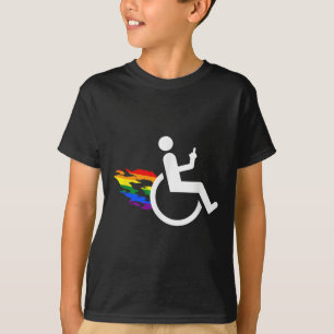 T-shirt Handicap drôle Lesbienne amputée handicapée Lgbt G