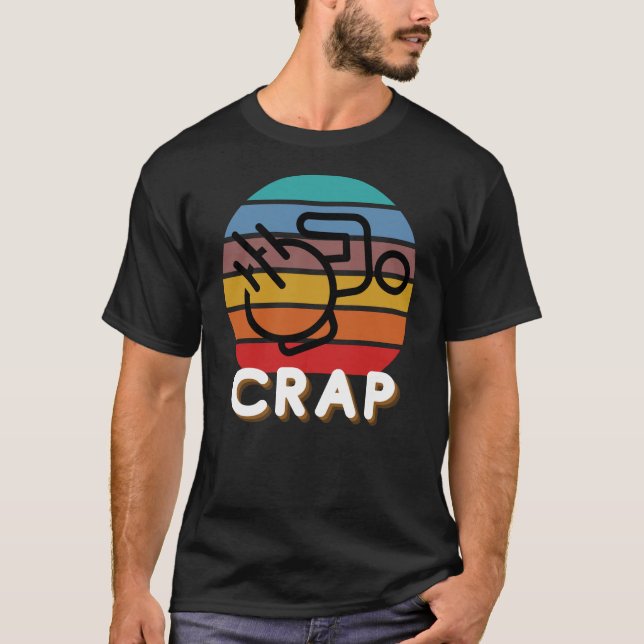 T-shirt Handicap Fauteuils Roulants Gens Amusant Chute en  (Devant)
