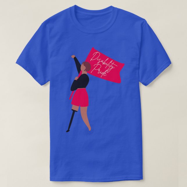 T-shirt handicap fierté 2 (Design devant)