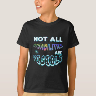 T-shirt Handicap Les enfants ne sont pas tous visibles