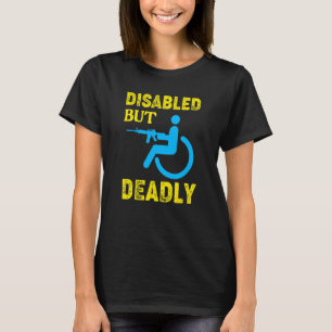 T-shirt Handicap Offert En Fauteuil Roulant Handicapé Mais