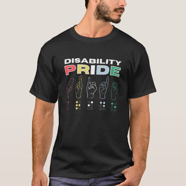 T-shirt Handicap Pride (Devant)
