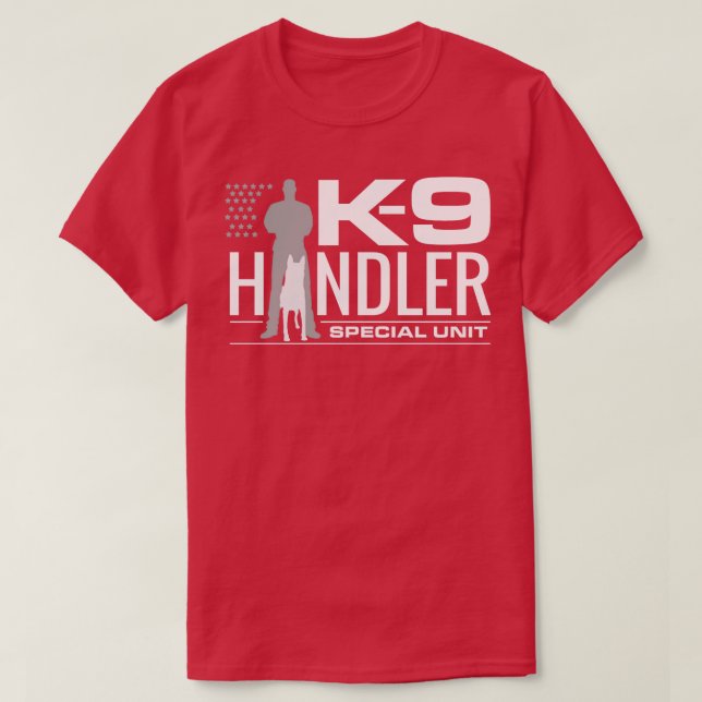 T-shirt Handler K9 Unité Malinois 2 (2) (Design devant)