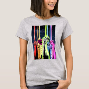 T-shirt Hands in the air with rings -Color