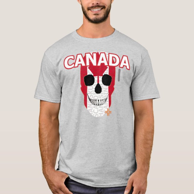 T-shirt HANDSKULL Canada de base B2 (Devant)