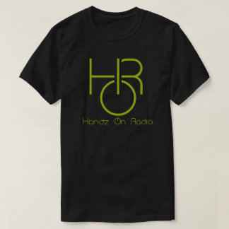 T-shirt Handz On Radio Logo Black Tee avec texte