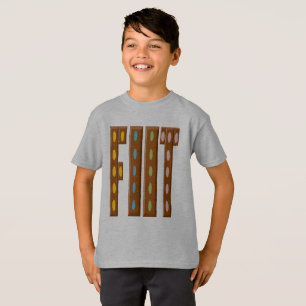 T-shirt Hanes acier Design FOOT CHOCOLAT BONBONS