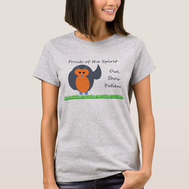 T-shirt Hanes ComfortSoft® des femmes de la patience (Devant)