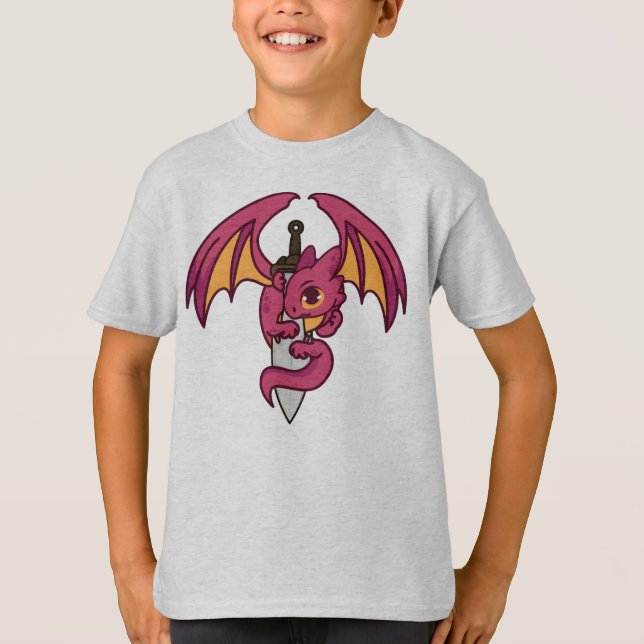 T-shirt Hanes TAGLESS® pour enfants (Devant)