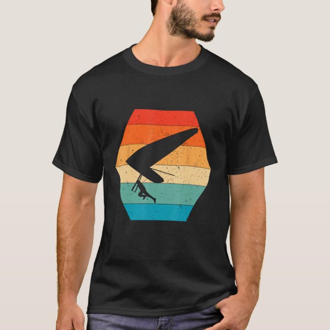 T-SHIRT HANG GLIDER RETRO DESIGN (Devant)