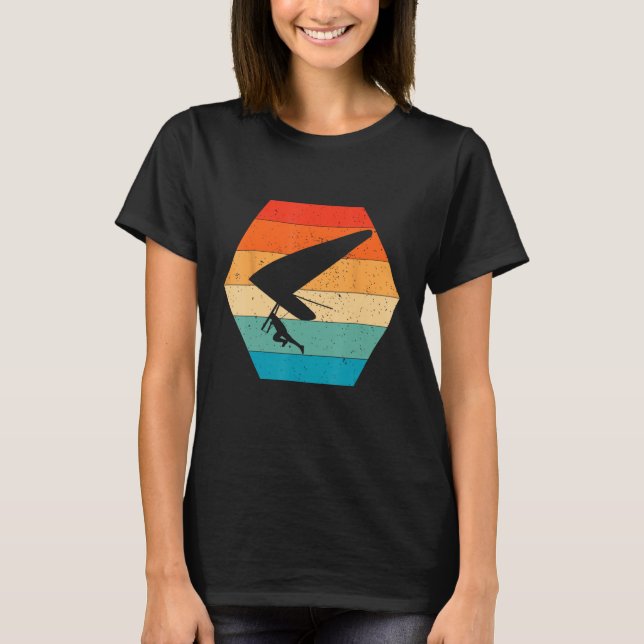 T-SHIRT HANG GLIDER RETRO DESIGN (Devant)