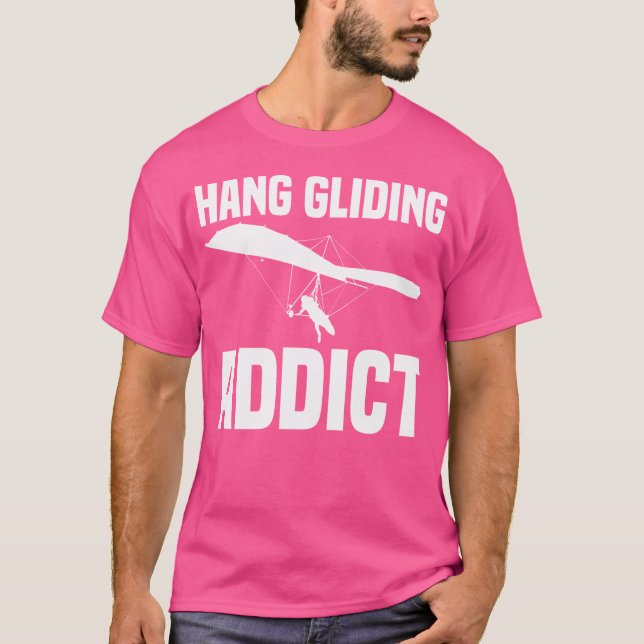 T-shirt Hang Gliding Addict Hang Glider Hang Gliding (Devant)