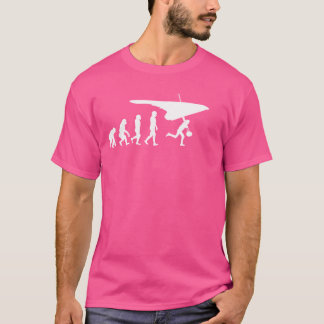 T-shirt Hang Gliding Evolution Caveman Timeline drôle