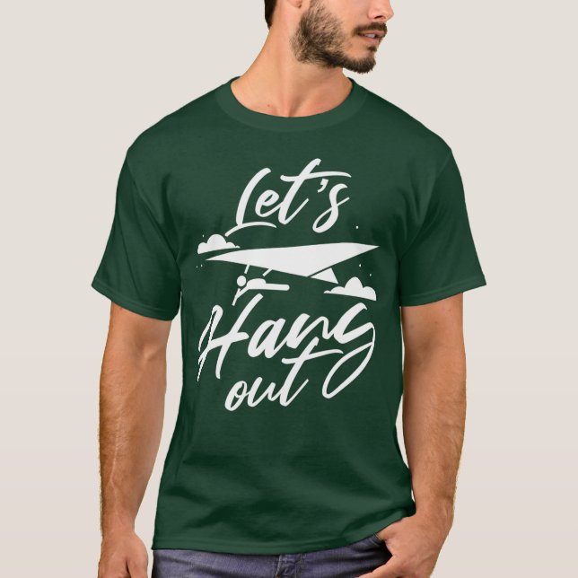 T-shirt Hangglider Hang Gliding Parapente (Devant)
