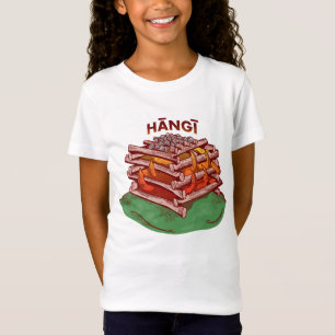 T-Shirt Hangi Maori Cuisine Nourriture Kai