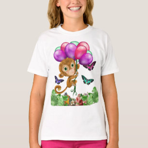 T-shirt Hangin' Out Jote Singe, Papillons & Ballons