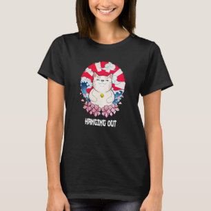 T-shirt Hanging Out Cat Hobby Kitten Pastime Cat Mom  1