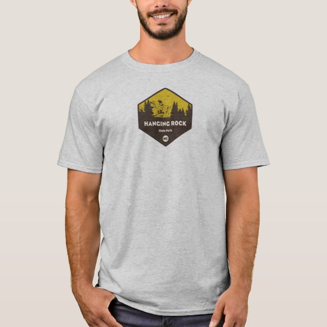 T-shirt Hanging Rock State Park, Caroline du Nord (Devant)