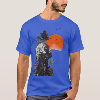 T-shirt Hangovers Alans Men Tree Halloween