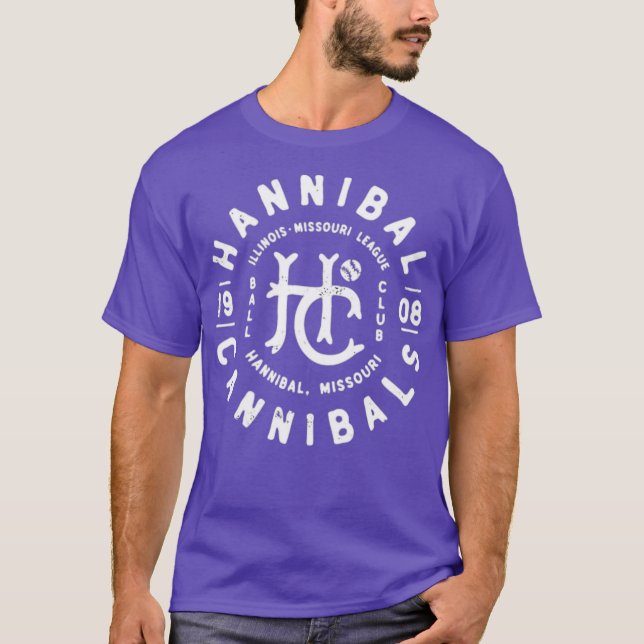 T-shirt Hannibal Cannibals - Missouri (Devant)