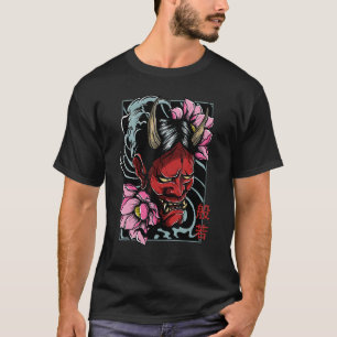 T-shirt Hannya Masque traditionnel tatouage oriental démon