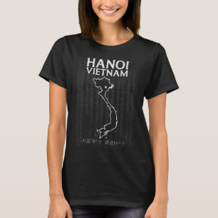 T-shirt Hanoï Vietnam Pays Capitale Ville Drapeau Patrioti