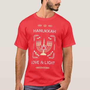 T-Shirt Hanoukka Amour Et Lumière