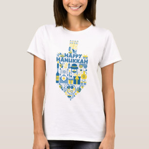 T-shirt Hanoukka Dreidel