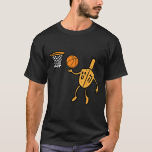 T-shirt Hanoukka Dreidel Basketball Chanukah Hommes juifs 