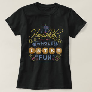 T-shirt Hanoukka est un amusement entier de Latke drôle
