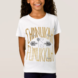 T-Shirt Hanoukka Fine Jersey chemise enfants Funukkah Hano