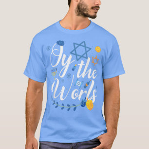 T-shirt Hanoukka Juif Menorah Oy Au Monde Hanoukka