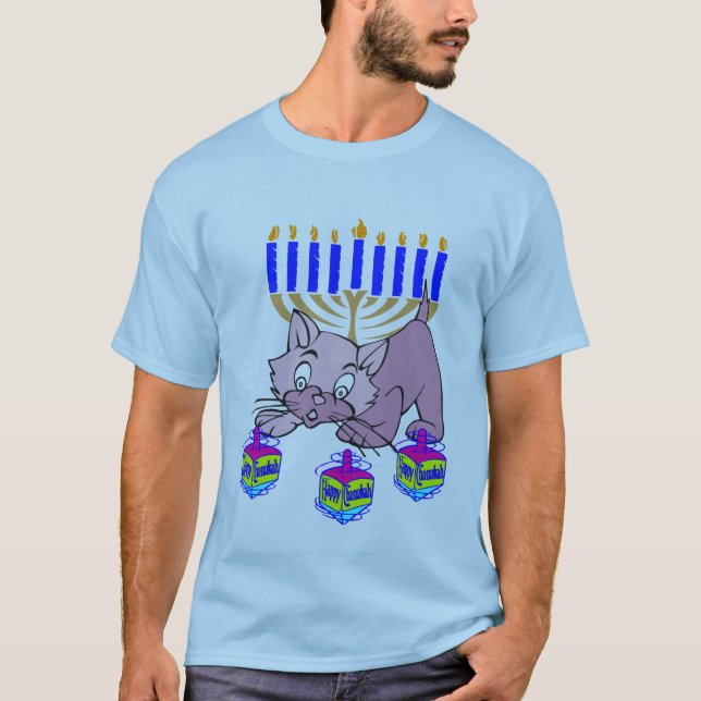 T-shirt Hanoukka Kitty (Devant)