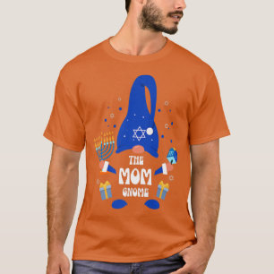 T-shirt Hanoukka ou vacances juives ou The Mom Gnome