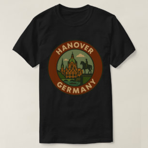 T-shirt Hanovre Allemagne Art de Ville