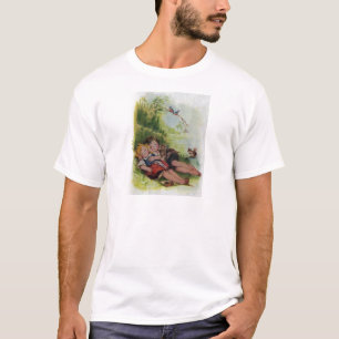 T-shirt Hansel et Gretel dormant dans les bois