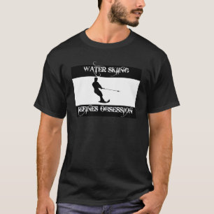 T-shirt hanté avec le ski d'eau