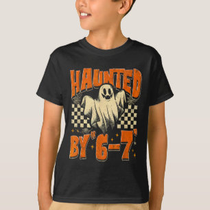 T-shirt Hanté par 67 Drôle Hanté par Six Sept Halloween