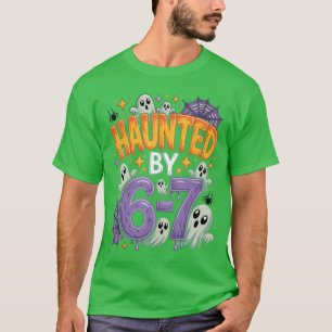 T-shirt Hanté par 67 fantômes drôles et citrouilles Costum