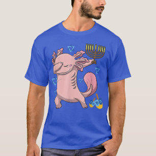 T-shirt Hanukkah Dabbing Aolotl Chrismukkah Happy Hanukkah