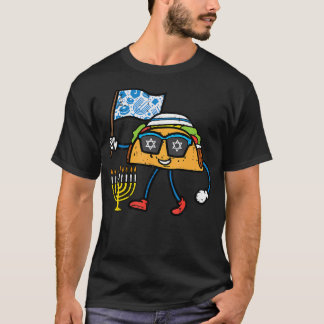 T-shirt Hanukkah Tacos Chanukah Jewish Mexican Food Men Wo