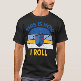 T-shirt Hanukkah This Is How I Roll Dabbing Kids Toddler B