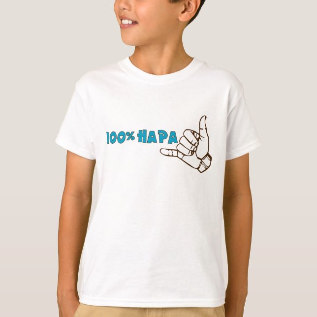 T-shirt Hapa 100% badine la chemise (Devant)