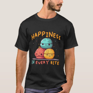 T-shirt Hapess Dans Chaque Bite Macaron Macaron