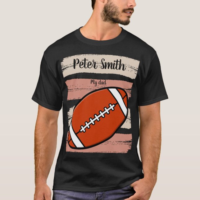 T-shirt Happy american football fun day (Devant)