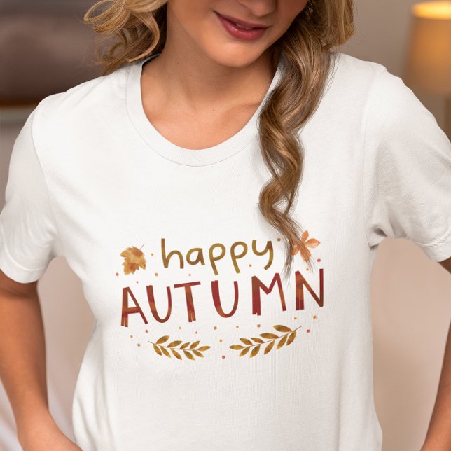T-shirt Happy Automne, Automne Vibes (Créateur téléchargé)