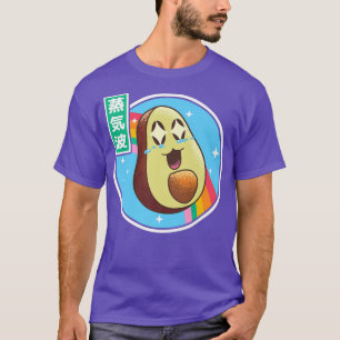 T-shirt Happy Avocado Retro Japon Style 80s Otaku Vaporwav