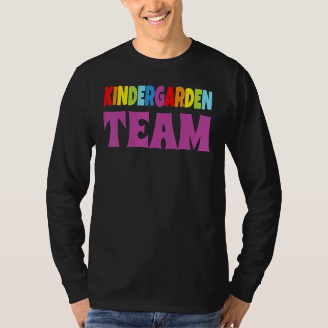 T-shirt Happy Back To School Team Kindergarten Teacher Stu (Devant)